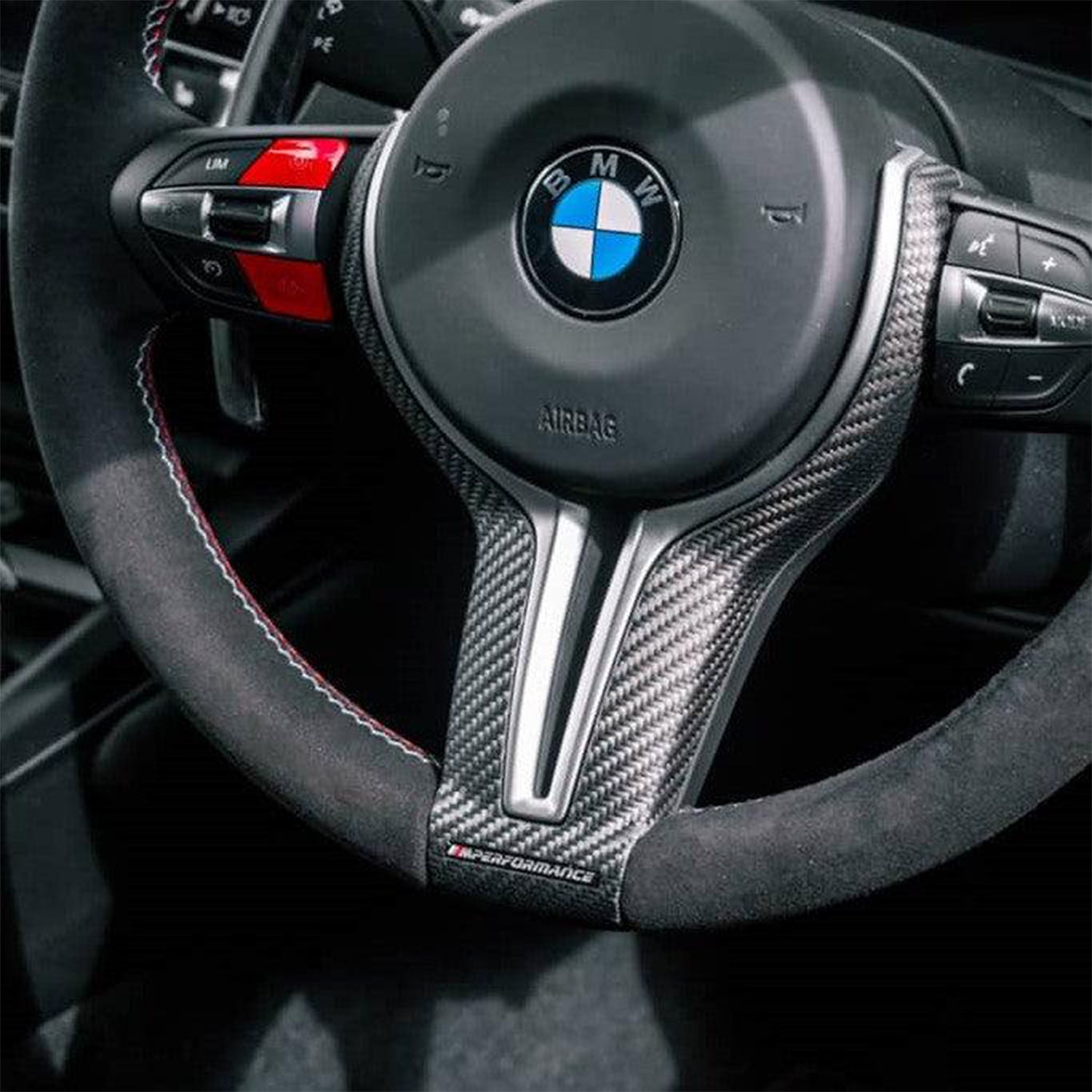 BMW M Performance Matte Carbon Wheel Trim 32302413480 - Fitted
