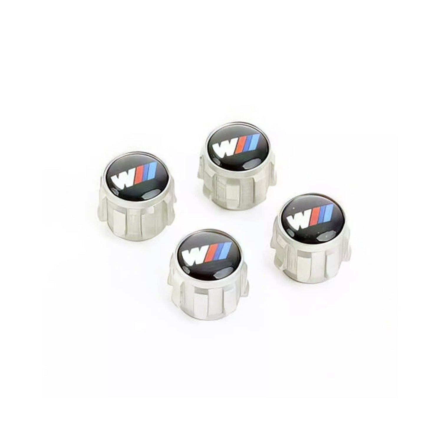 Genuine BMW M Performance Wheel Tyre Air Valve Caps Dust Covers 36122447402 (Set of 4)