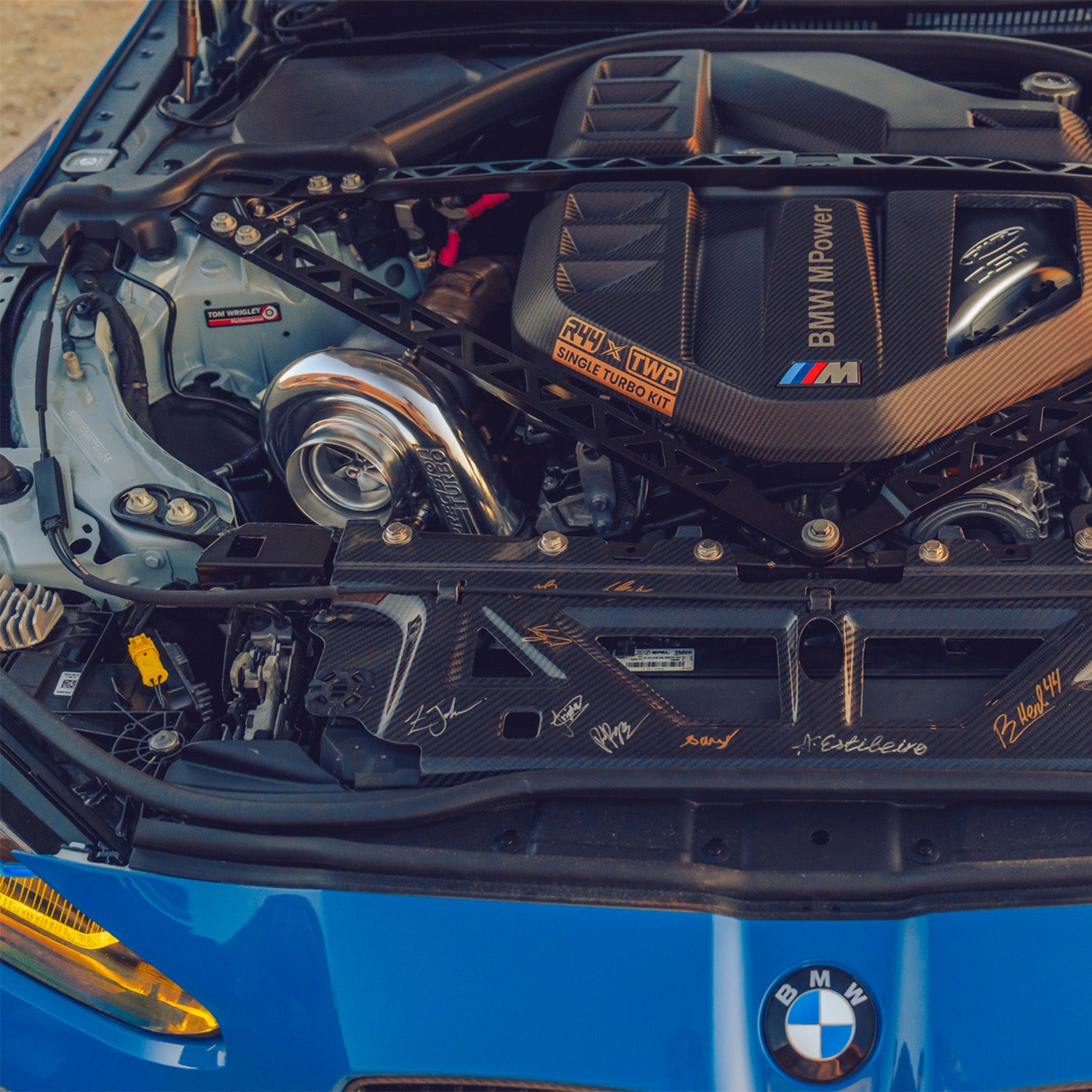 R44 x Tom Wrigley Performance BMW S58 M2/M3/M4 Precision Turbos Single Turbo Kit (G80/G81/G82/G83/G87)