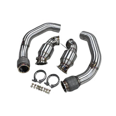 BMW S63 F90 M5 & M8 Pre-LCI 200 CEL Sports Cat Downpipes Ceramic Coated (2018-2020)