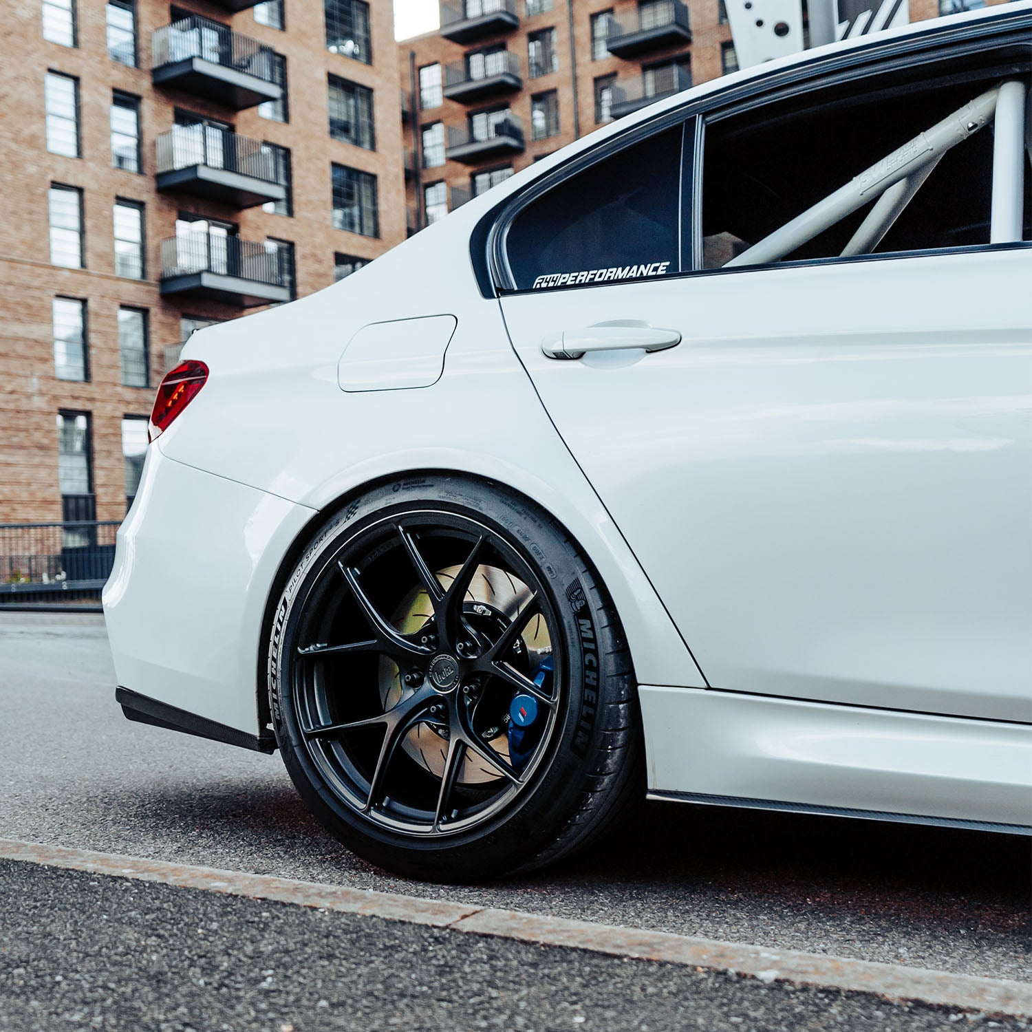 Bola FP2 19 Forged Alloy Wheels In Satin Black On BMW F80 M3