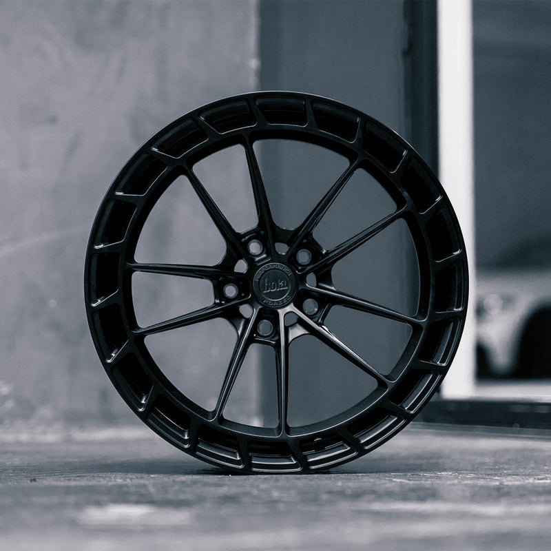 Bola FP3 19" Forged Alloy Wheels In Satin Black - Wider Rear