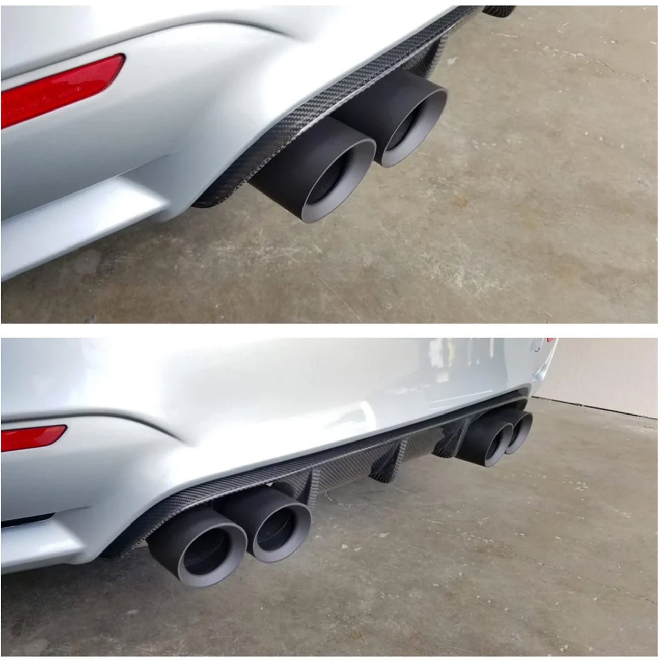 BMS Angled Exhaust Tips - BMW F80 M3, F82 M4 & F87 M2 Comp