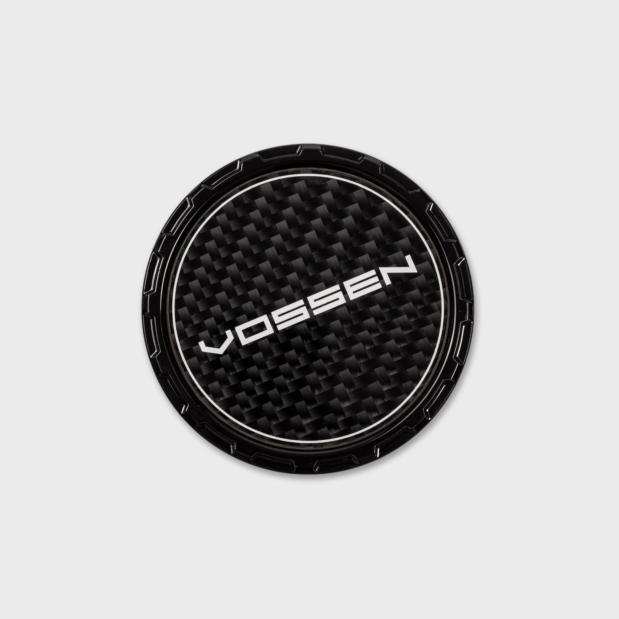 Vossen Classic Carbon Billet Sport Cap for VF & HF Series Wheels (Gloss Black) - Twill Weave Carbon