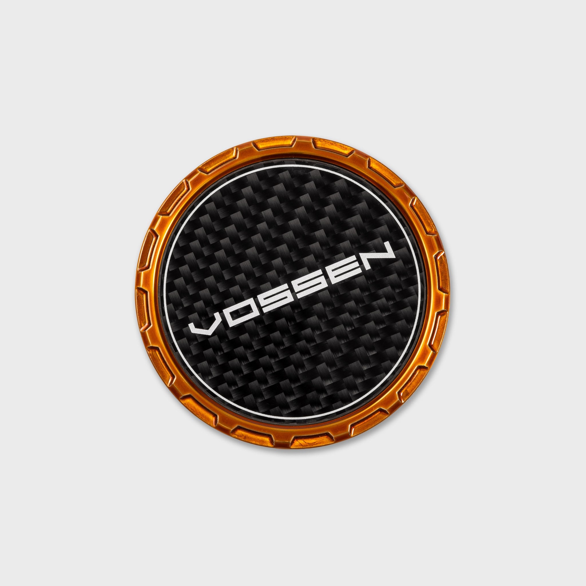 Vossen Classic Carbon Billet Sport Cap for VF & HF Series Wheels (Brickell Bronze) - Twill Weave Carbon