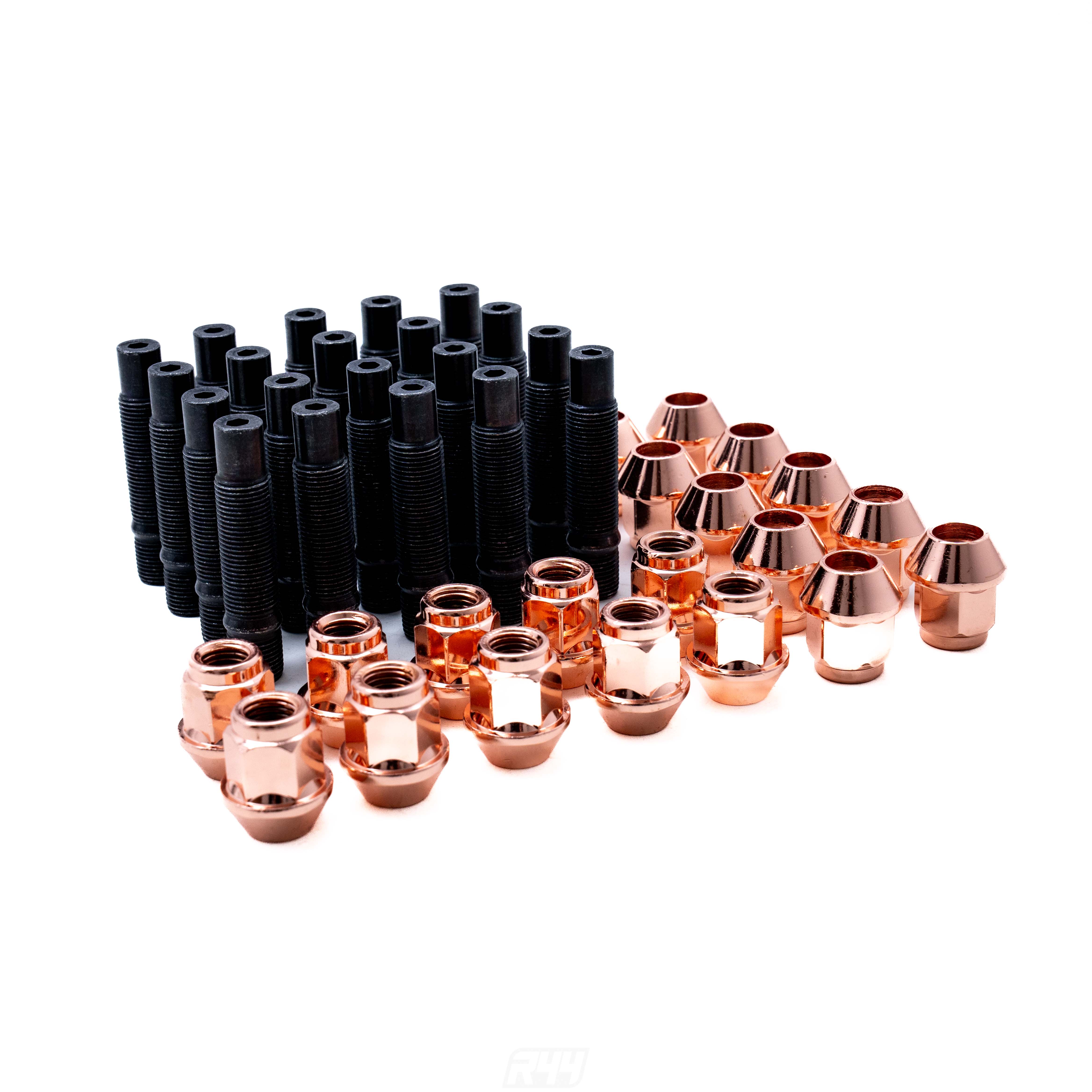 Bimecc F & G Series M14x1.25 Wheel Stud & Nut Conversion Kit (incl A90 Supra)