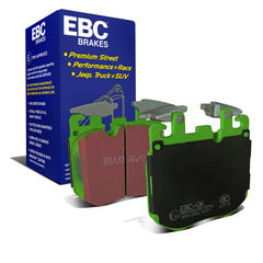 EBC Brakes BMW G20/G21 3 Series, G22-G26 4 Series, G30/G31 5 Series, G11/G12 7 Series, G32 6 Series GT & 1 more Greenstuff Front Brake Pads DP22304