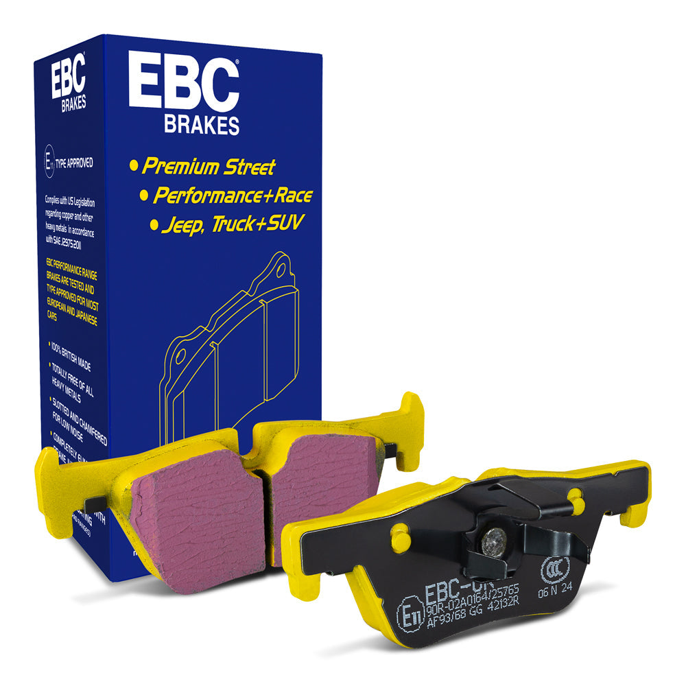 EBC Yellowstuff Rear Brake Pads DP42132R for BMW F20/F21 1 Series, F22/F23 2 Series, F30/F31 3 Series, F32-F36 4 Series, F34 3 Series GT & 1 more