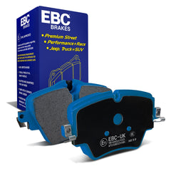 EBC Brakes BMW F40 1 Series, F44/G42 2 Series, G20/G21 3 Series, G22-G26 4 Series, G30/G31 5 Series, F48 X1 & 8 more Bluestuff Front Brake Pads DP52245NDX