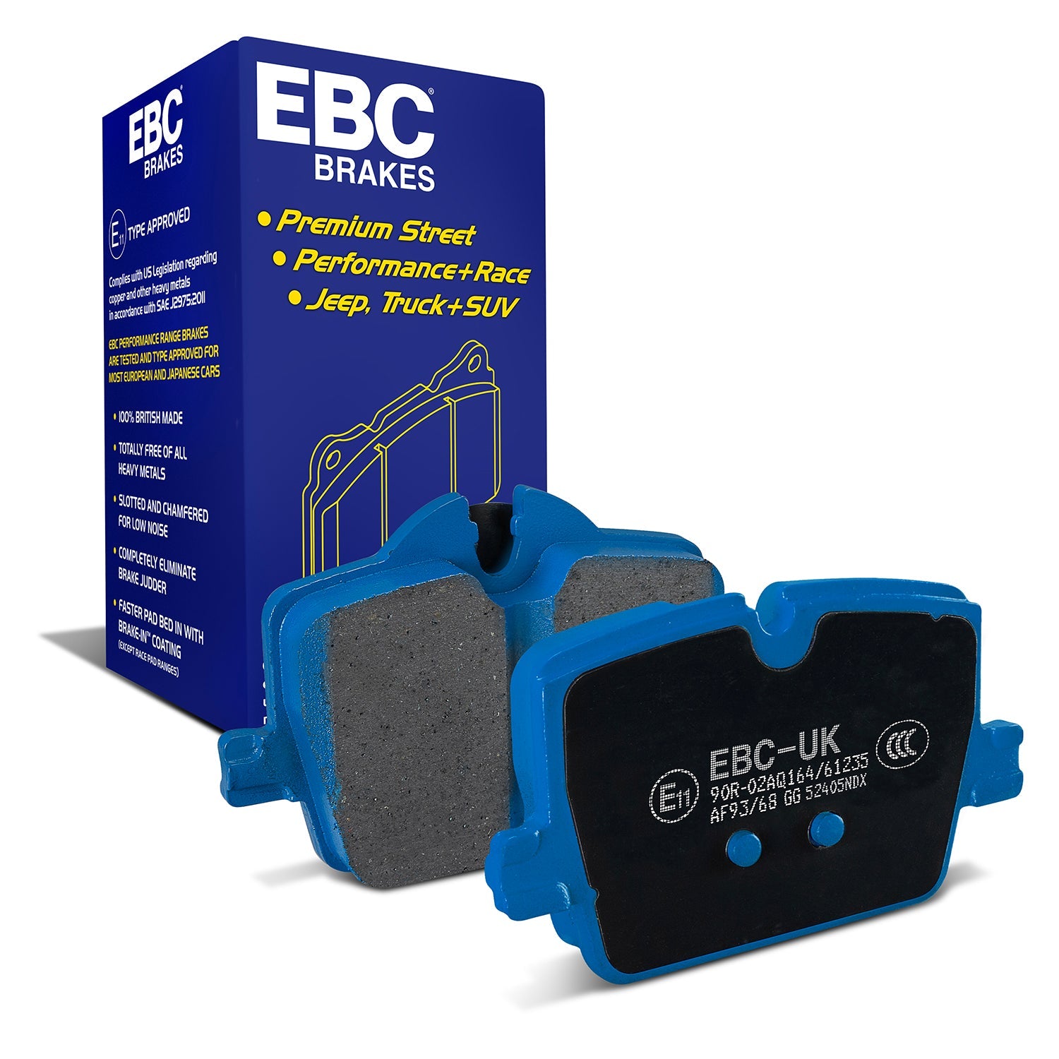 EBC Bluestuff Rear Brake Pads DP52405NDX for BMW G42 2 Series, G20/G21 3 Series, G22-G26 4 Series, Z4, G26 i4 40