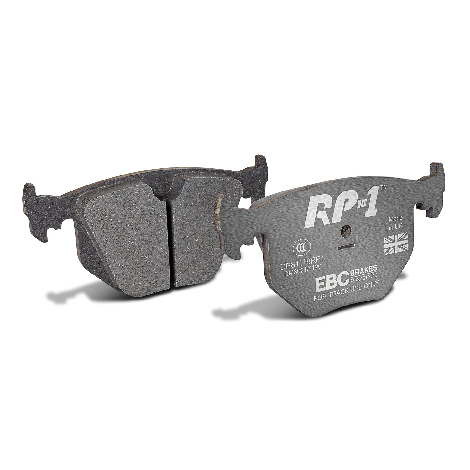 EBC Racing RP-1 Rear Brake Pads DP81118RP1 for BMW E46 3 Series, E38 7 Series, E83 X3, M3, Z4M, Alpina E46 B3