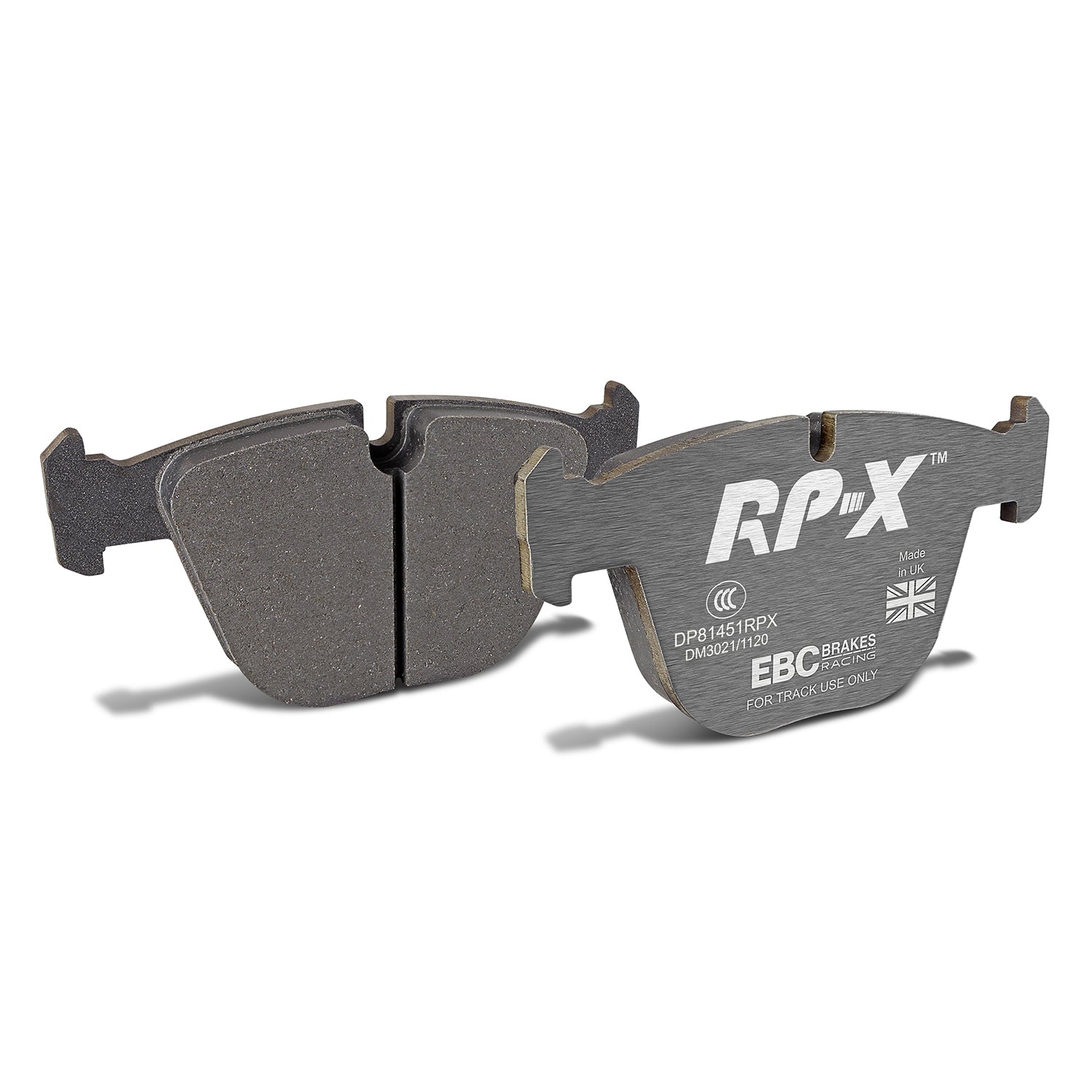 EBC Racing RP-X Rear Brake Pads DP81451RPX for BMW E60/E61 5 Series, E63/E64 6 Series, E65-E67 7 Series, M3, E82 1 Series 1M, E82 1 Series M