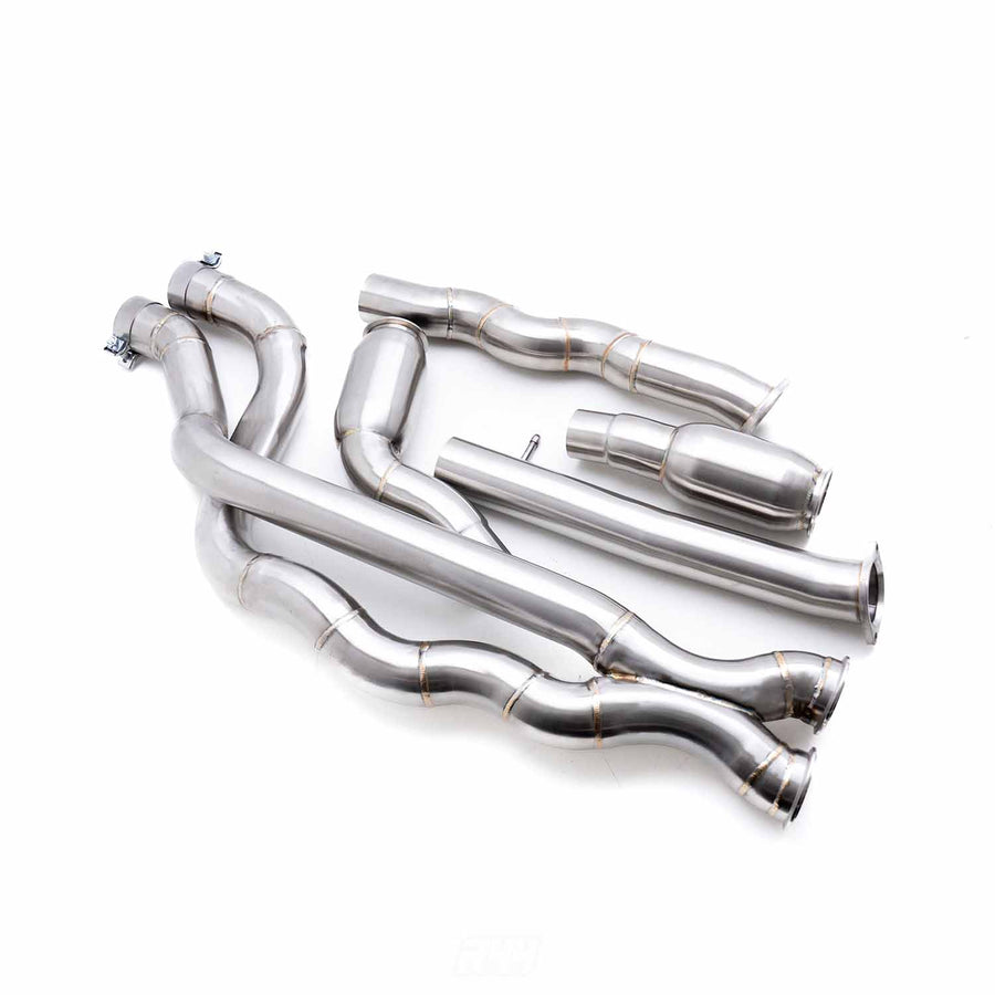 Deep Tone Industries BMW F87 M2 Competition Resonated Equal Length Midpipe (2018-2021)