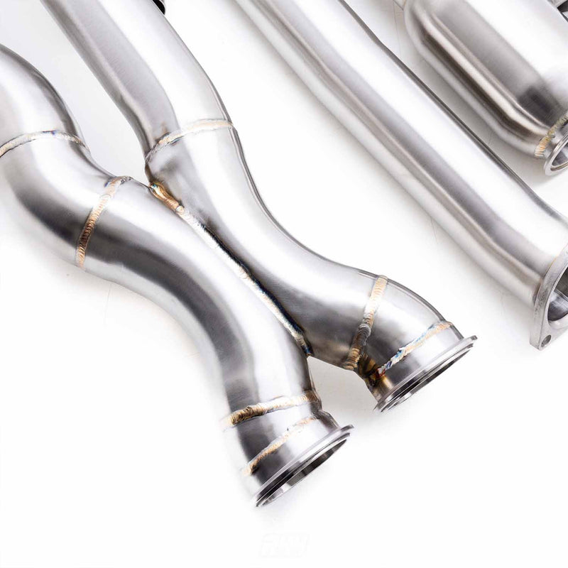 Deep Tone Industries BMW F87 M2 Competition Resonated Equal Length Midpipe (2018-2021)