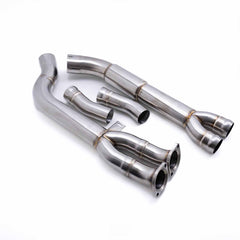 Deep Tone Industries BMW F97 X3M & F98 X4M Pre-LCI Resonated Wide Single Midpipe (2019-2021)