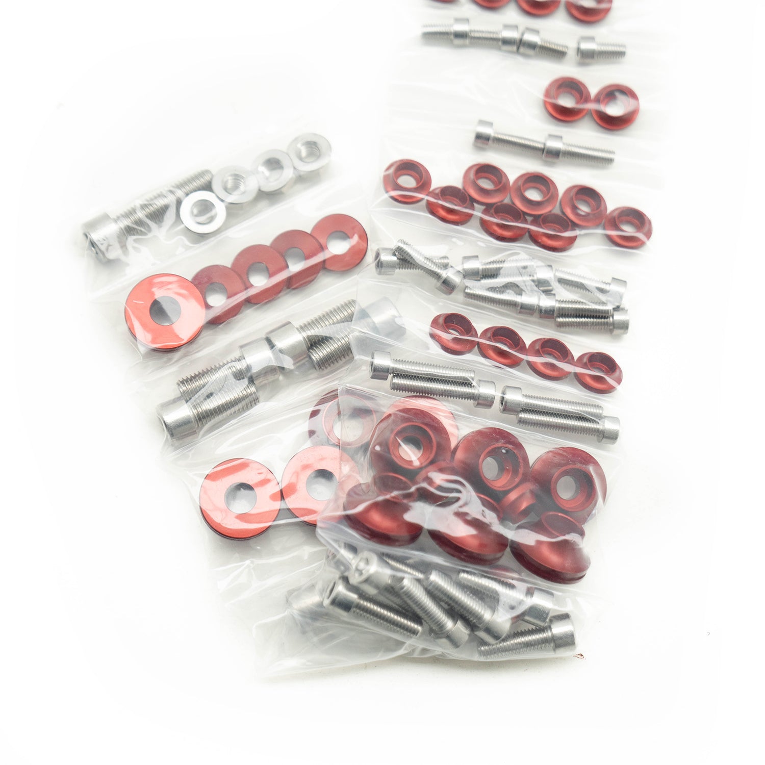 Downstar Inc BMW G87 M2 S58 Billet Engine Dress Up Kit In Red