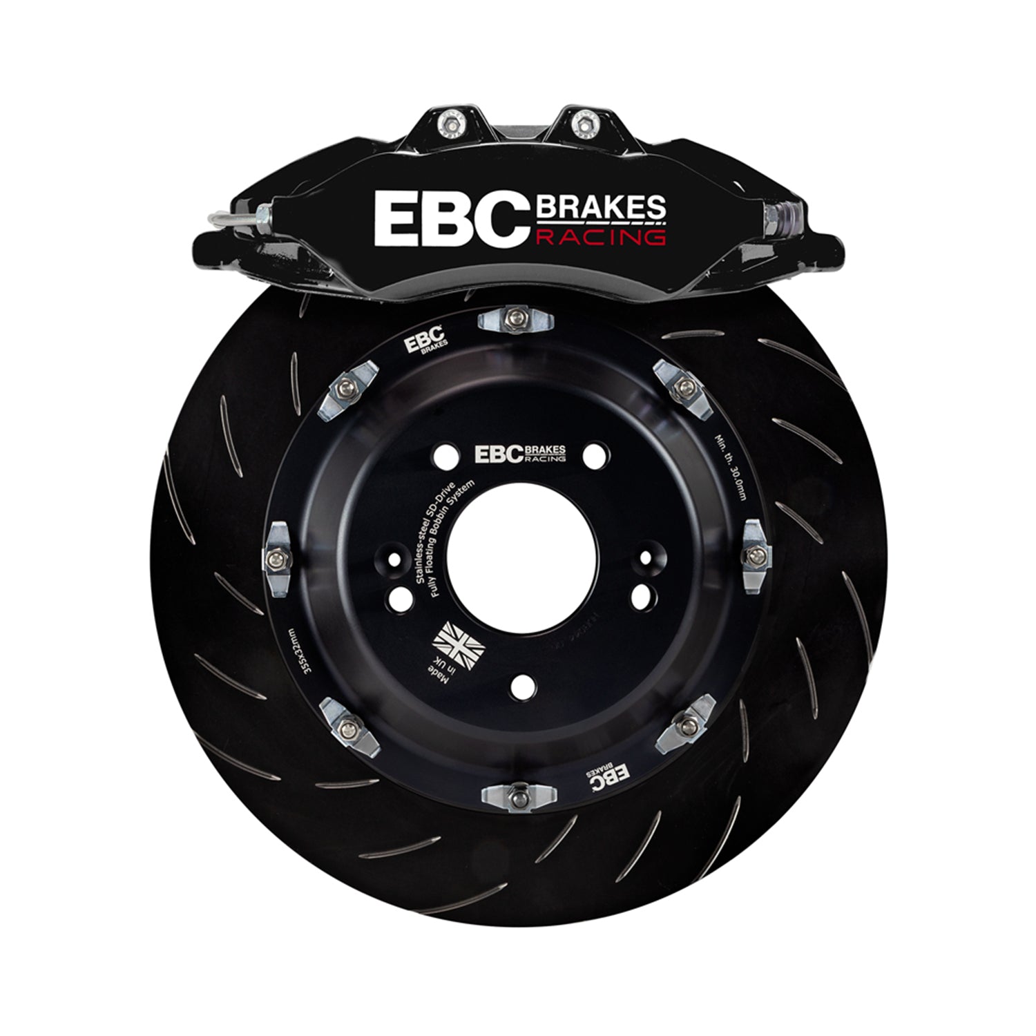 EBC Racing Big Brake Kit For BMW F80 M3, F82 M4 & F87 M2 In Black