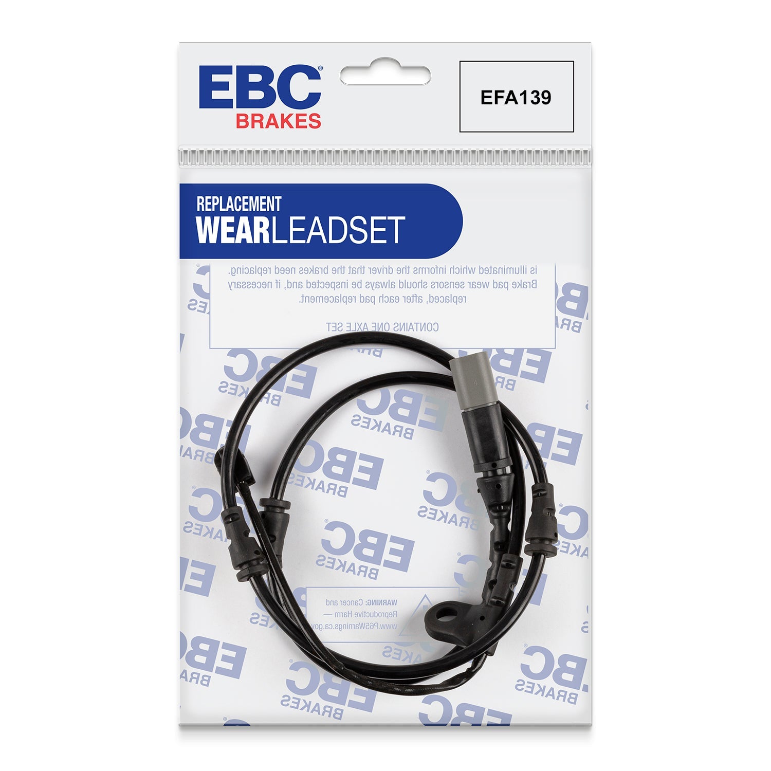 EBC Brake Wear Sensor Lead EFA139 for BMW E70/F15 X5, E71/F16 X6