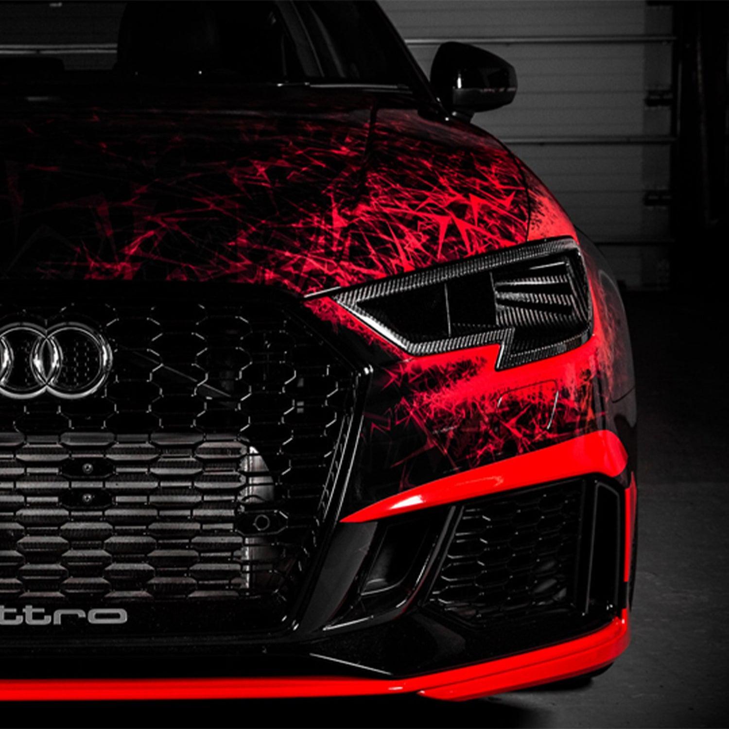 Eventuri Audi RS3 Headlamp Race Intake Duct In Carbon Fibre (8V Facelift)-R44 Performance