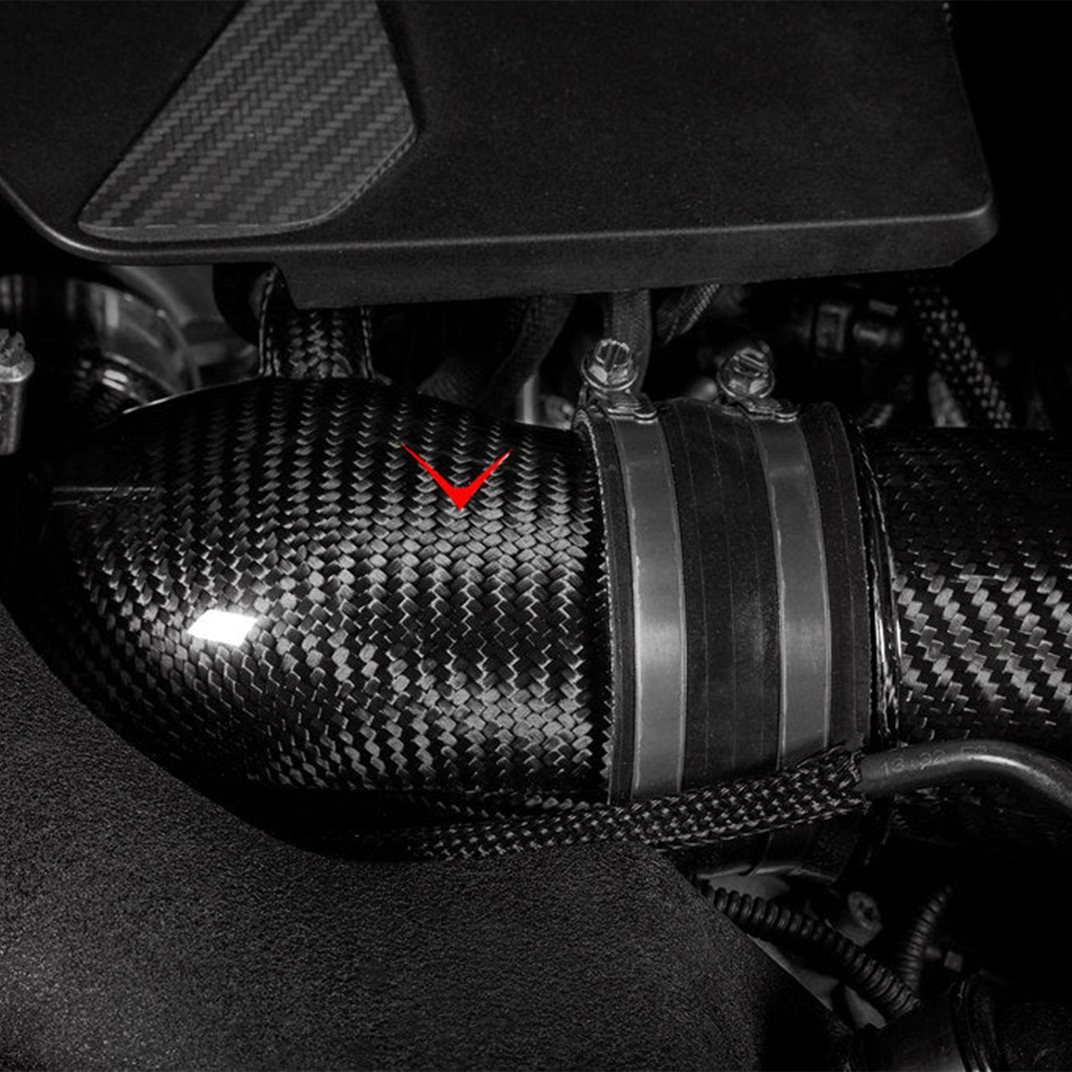 Eventuri BMW F90 M5 Carbon Fibre Turbo Inlet Pipes