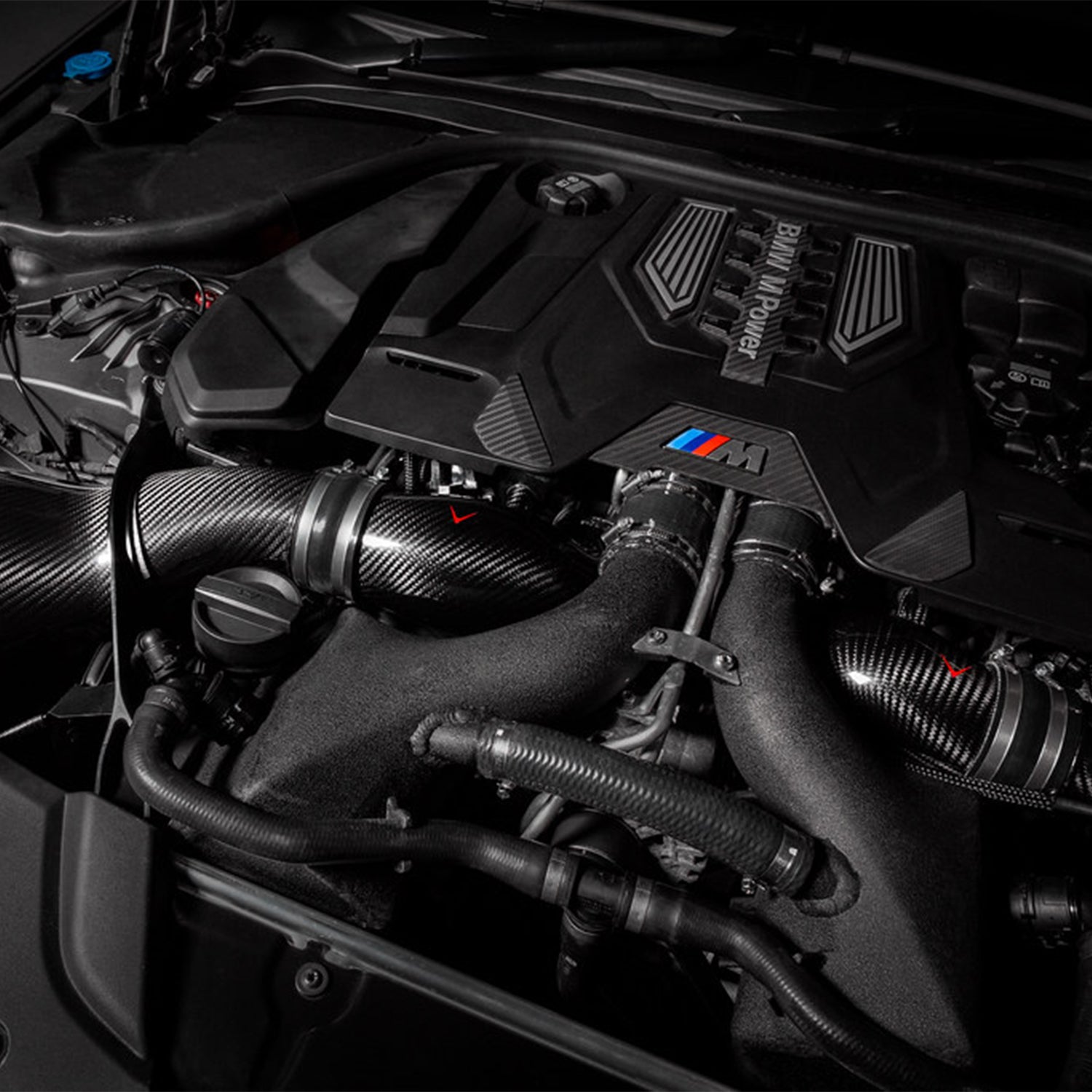 Eventuri BMW F90 M5 Fitted Carbon Fibre Turbo Inlet Pipes
