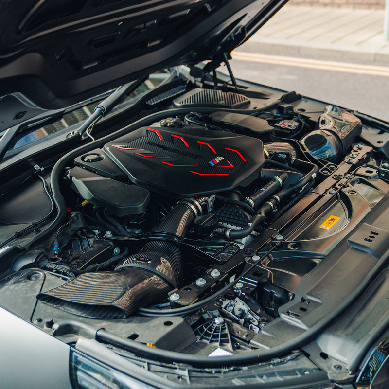 Eventuri BMW G90 & G99 M5 Carbon Fibre Intake System Fitted