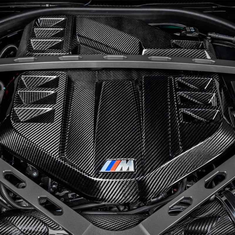 Eventuri Gloss Carbon Fibre Engine Cover For BMW G80 M3 G82 M4 G87 M2 Front