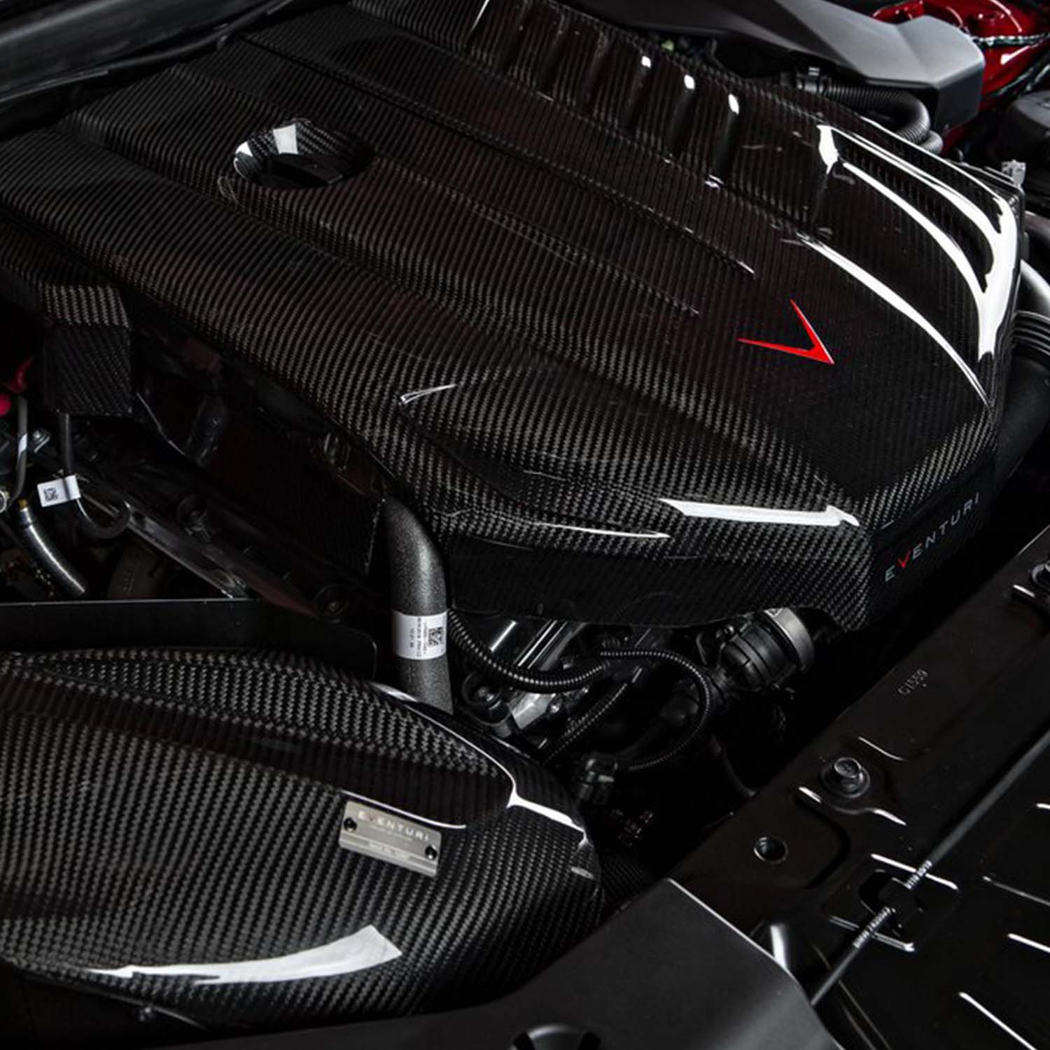 Eventuri Toyota Supra B58 Engine Cover In Black Carbon Fibre (A90)-R44 Performance