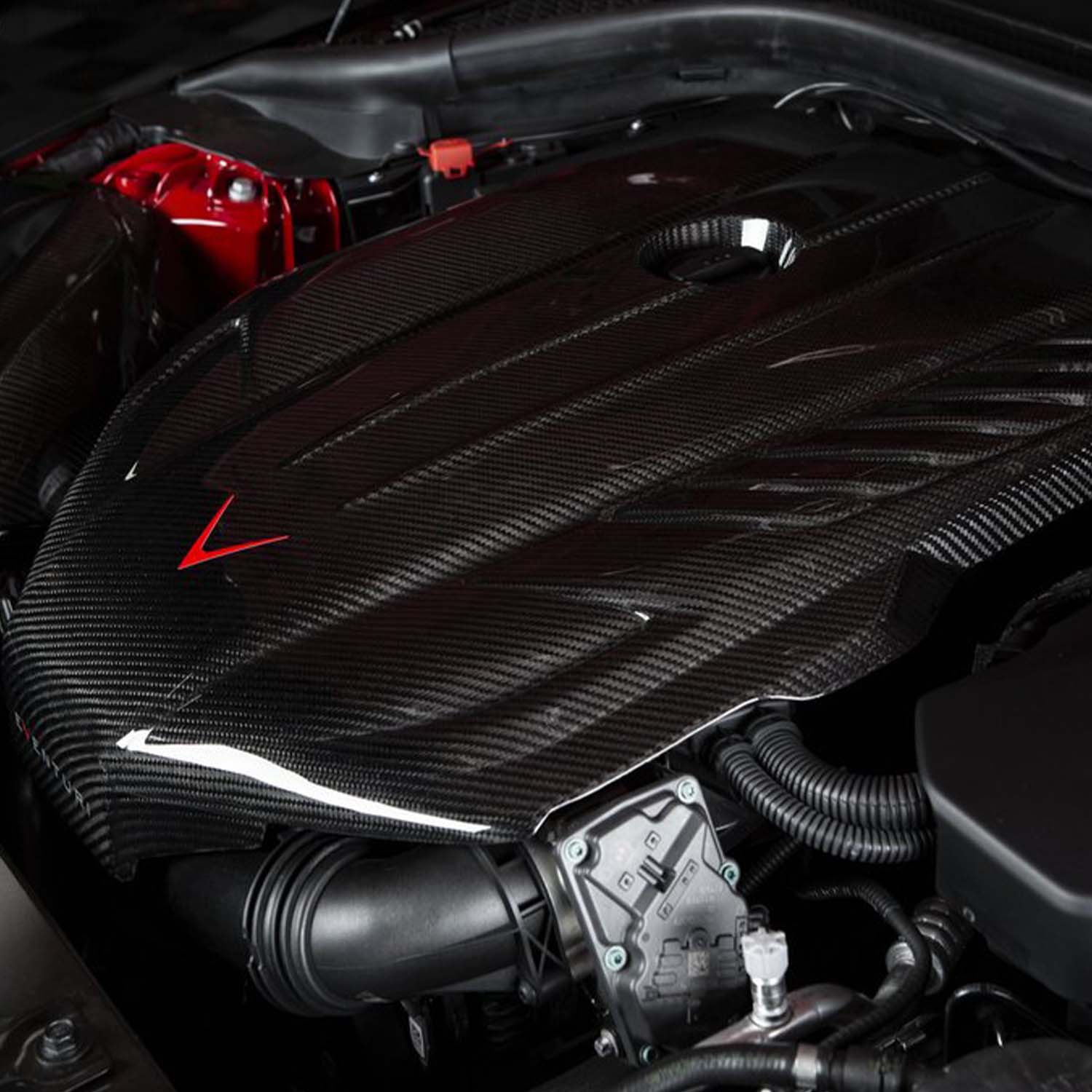 Eventuri Toyota Supra B58 Engine Cover In Black Carbon Fibre (A90)