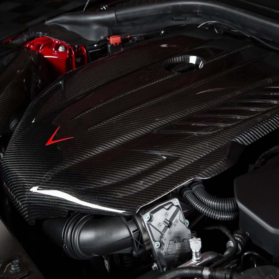 Eventuri Toyota Supra B58 Engine Cover In Black Carbon Fibre (A90)-R44 Performance