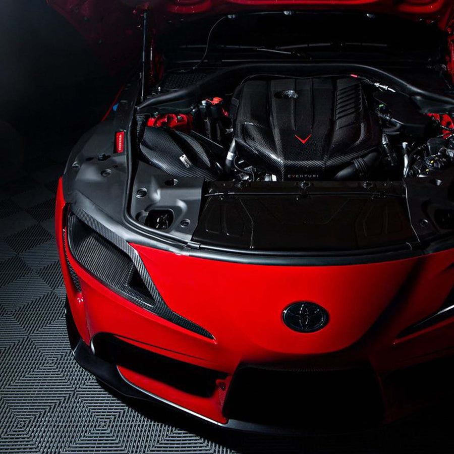 Eventuri Toyota Supra Headlamp Race Intake Duct In Black Carbon Fibre (A90)-R44 Performance