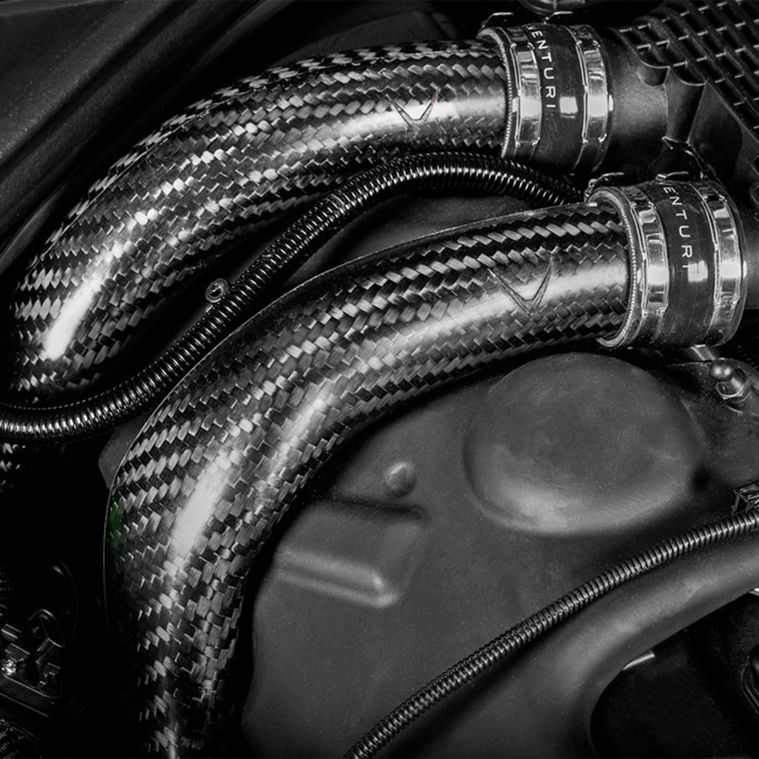 Eventuri BMW S55 Charge Pipes In Carbon Fibre (F80 M3, F82 M4 & F87 M2 Competition) EVE-S55-CF-CHG Fitted - R44 Performance