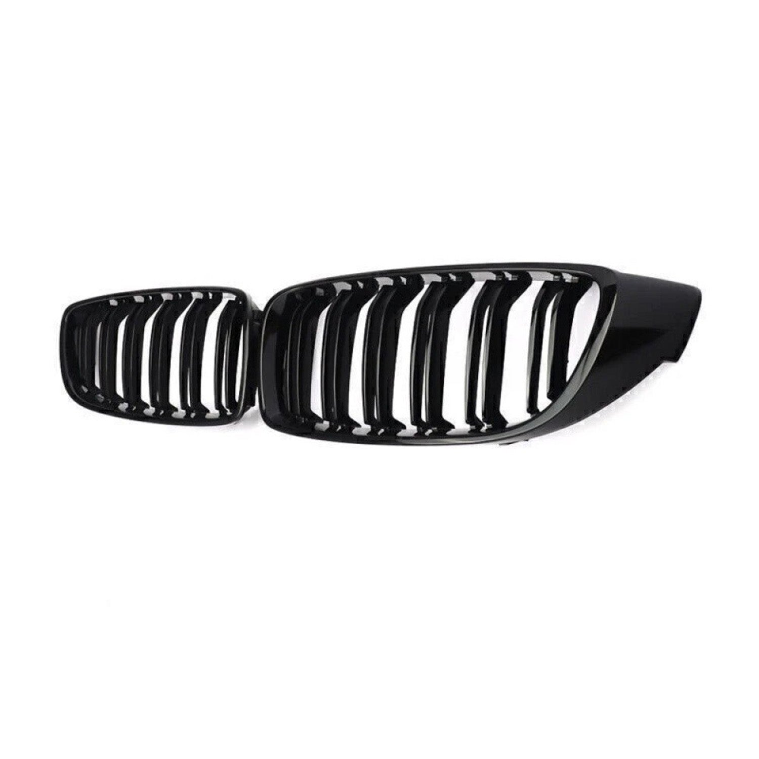 BMW F32, F33 & F36 4 Series Double Slat Gloss Black Front Grille