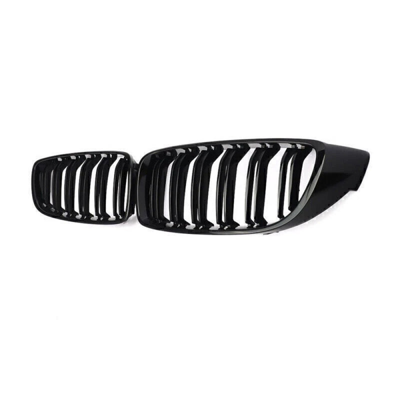 BMW F32, F33 & F36 4 Series Double Slat Gloss Black Front Grille