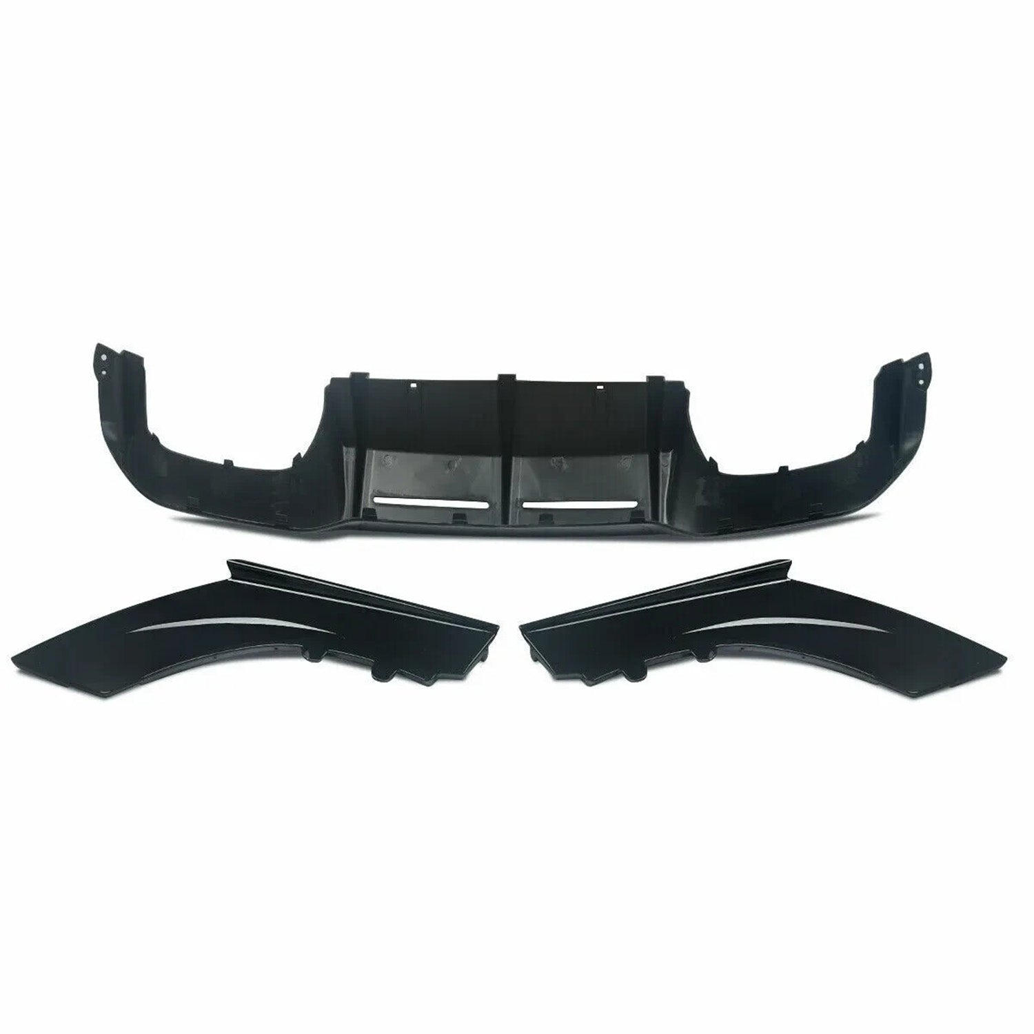 BMW F87 M2 & F87 M2 Competition Gloss Black 3-Piece Rear Diffuser
