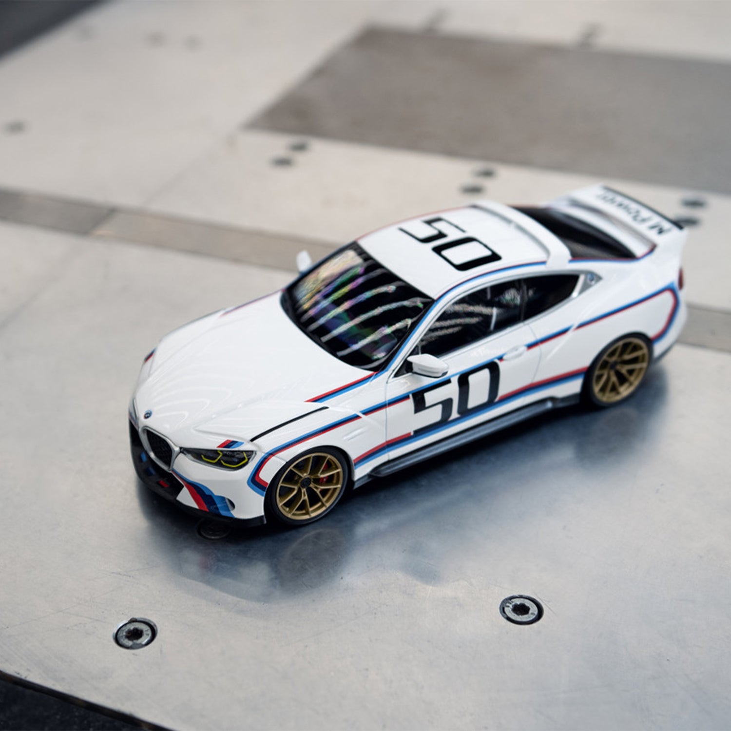 Genuine BMW 3.0 CSL 2022 Car Model 1:18 Scale In White 80432864218