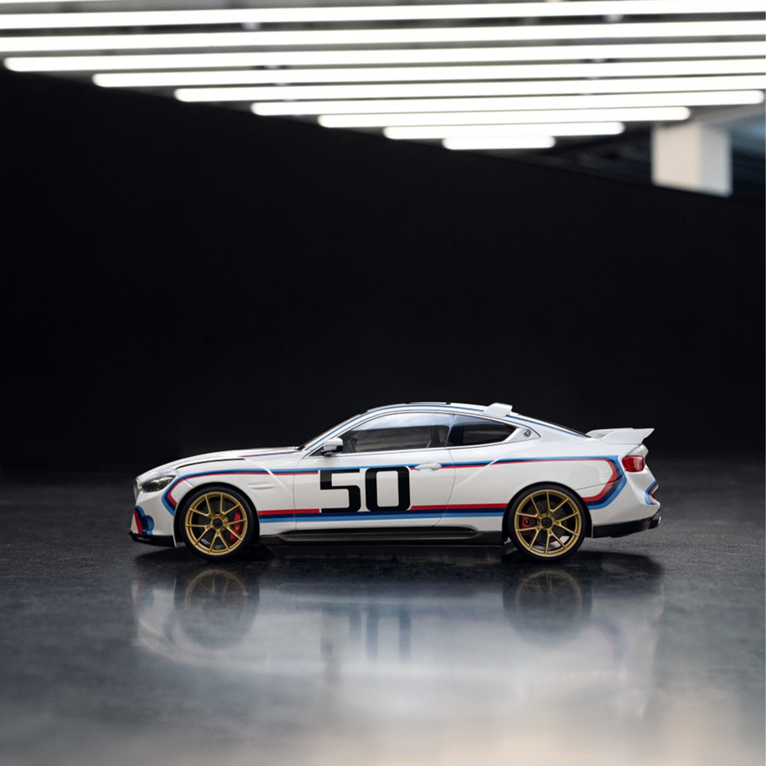 Genuine BMW 3.0 CSL 2022 Car Model 1:18 Scale In White 80432864218