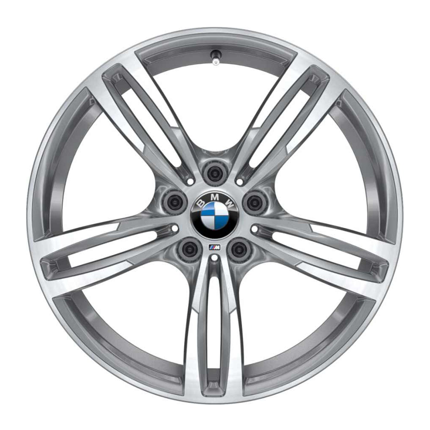 Genuine BMW 437M Alloy Wheels In Ferric Grey With Diamond Cut Finish For BMW F80 M3, F82 M4 & F87 M2