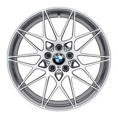 Genuine BMW 666M Alloy Wheels In Ferric Grey With Diamond Cut Finish For BMW F80 M3, F82 M4 & F87 M2