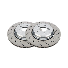 Genuine BMW OEM Rear Brake Discs/Rotors Pair For BMW E60/E61 M5 & E63/E64 M6