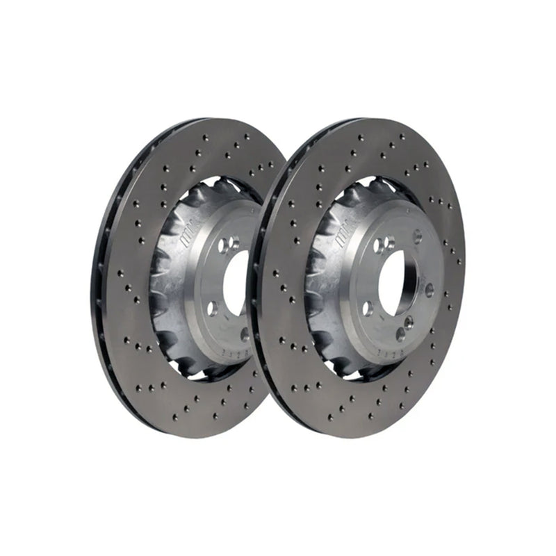 Genuine BMW E90 E92 E93 M3 & 1M OEM Rear Brake Discs Pair 34212283387 & 34212283388
