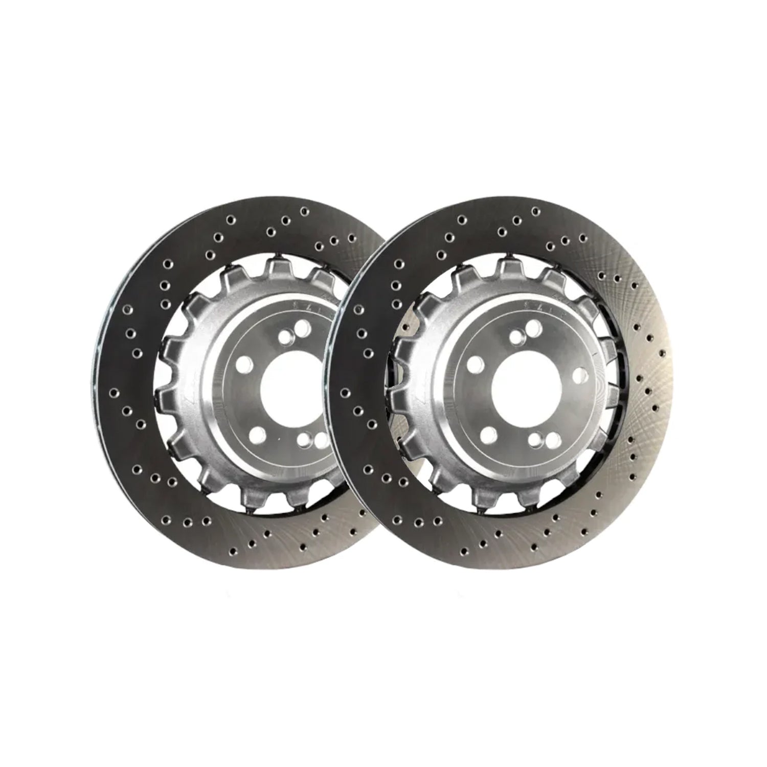 Genuine BMW F87 M2 Competition M Performance 380mm Rear Brake Discs 34118072019 34118072020