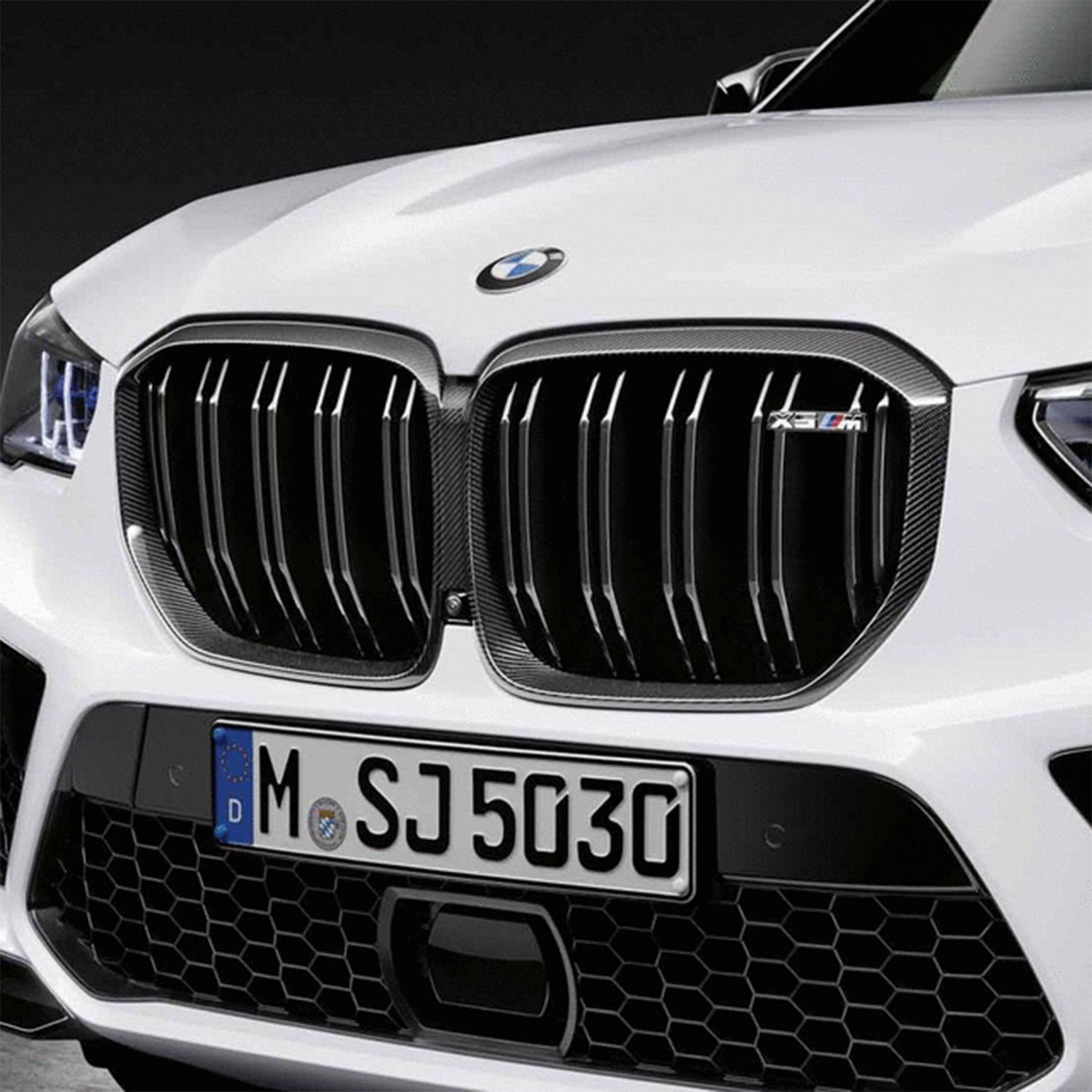 Genuine BMW F95 X5M M Performance Carbon Fibre Front Grille
