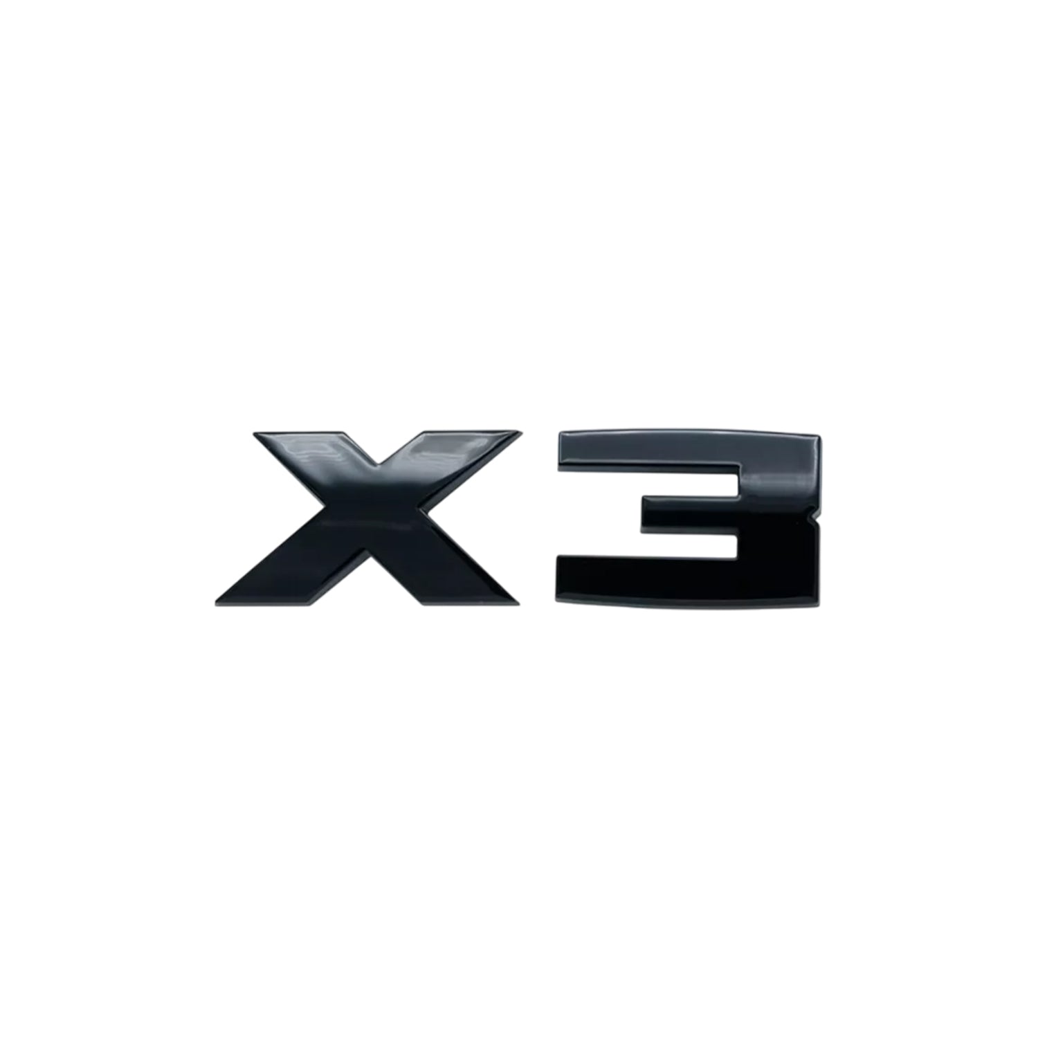 Genuine BMW G45 G01 X3 M Performance Gloss Black Rear Badge 51142472831