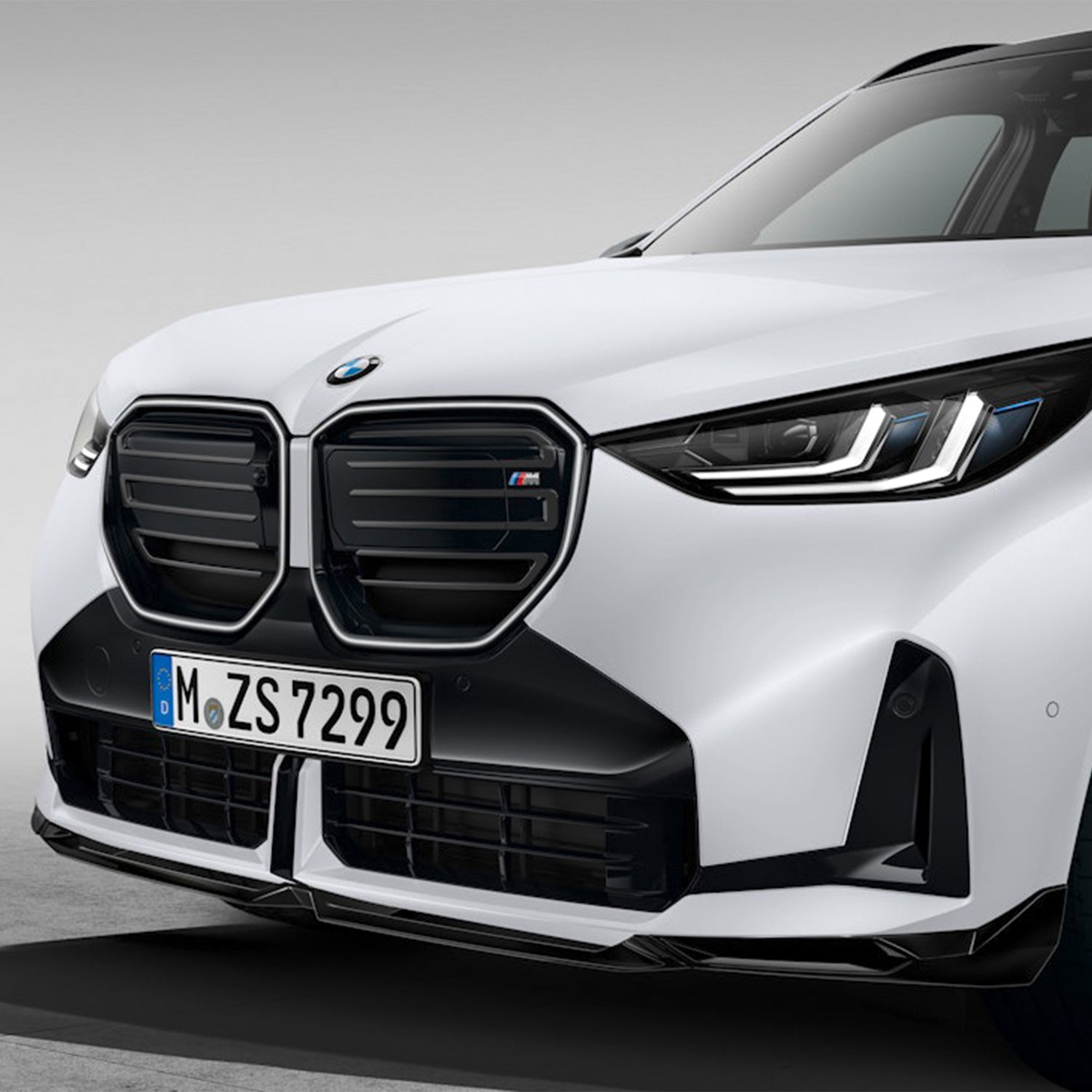 Genuine BMW G45 X3 M Performance Gloss Black Front Splitter