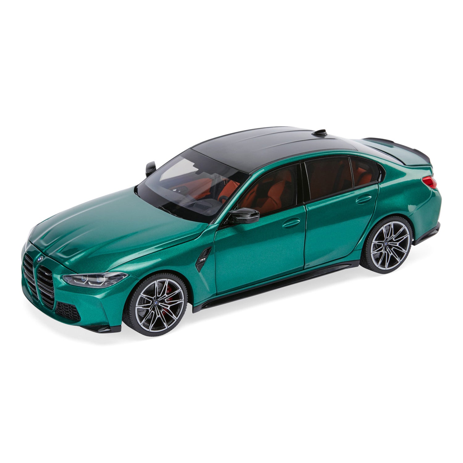 Genuine BMW G80 M3 Car Model 1:18 Scale In Green Metallic 80435A51948