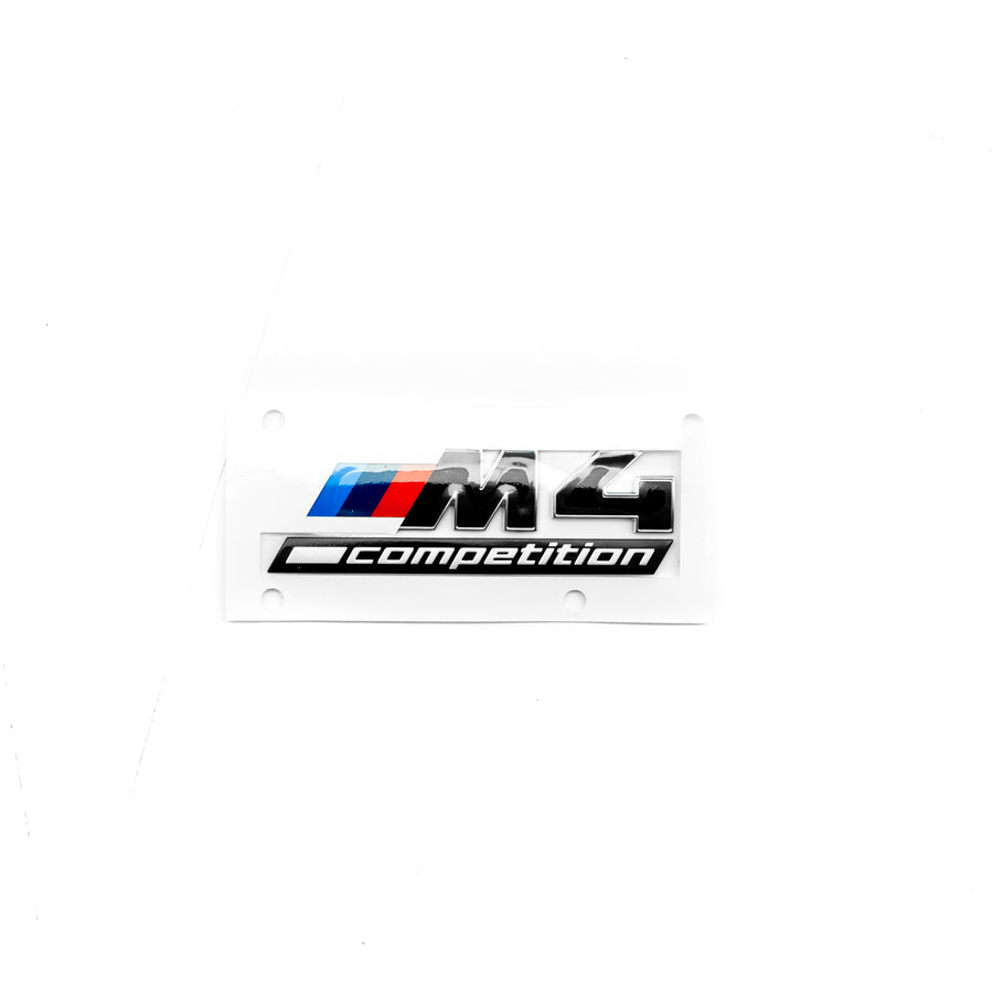 Genuine BMW G82 M4 Competition LCI Gloss Black Rear Badge
