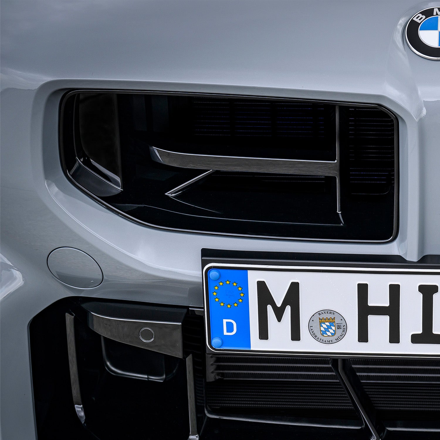 Genuine BMW G87 M2 CS OEM Gloss Black Front Grilles 51137874201