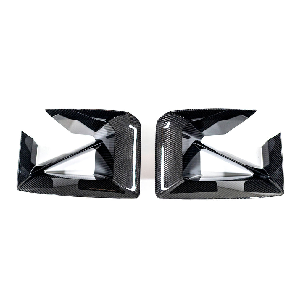 BMW M2 G87 DRY CARBON FIBER SINGLE BAR FRONT DUCTS