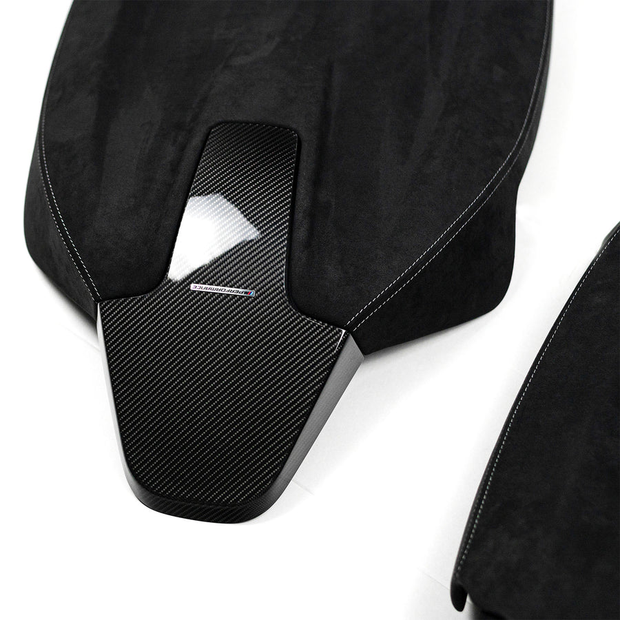 Genuine BMW G Series Seat Backs In Carbon Fibre & Alcantara - G80 G81 M3, F97 X3M, F98 X4M & F91 M8 Gran Coupe